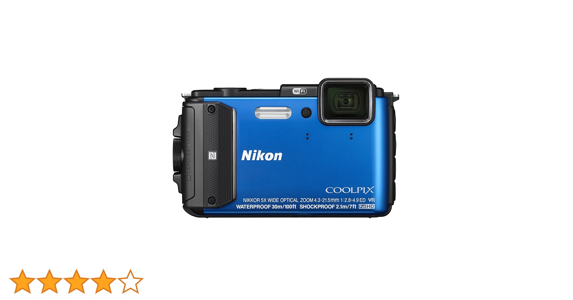 デジカメ Nikon coolpix AW130 ブルー Amazon | Nikon デジタルカメラ COOLPIX AW130 ブルー